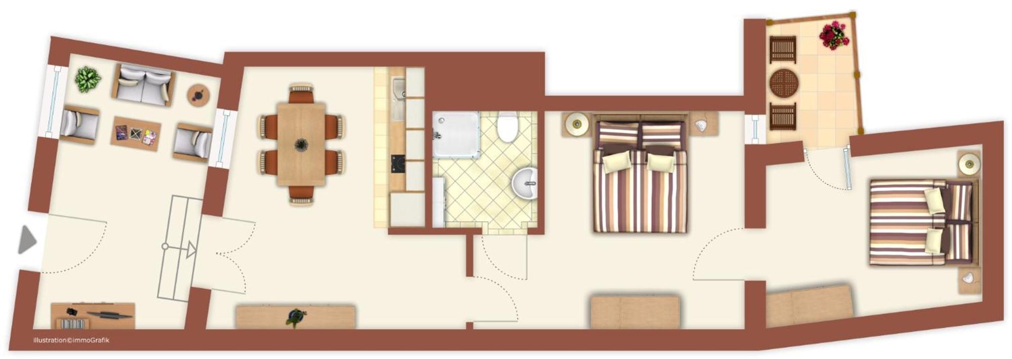 Blaue Koje Apartment Rostock Ngoại thất bức ảnh